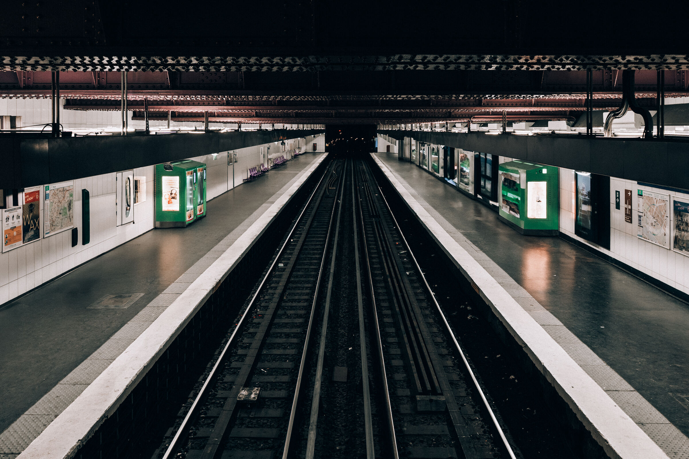 Metrostation unterhalb Paris